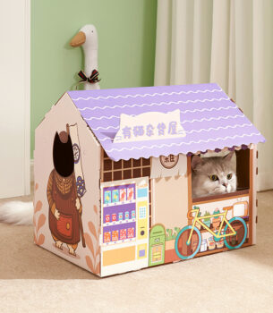 Large Cute Corrugated Claw Supplies Cat Toys