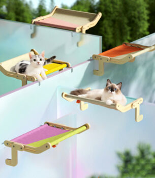Cat Supplies Balcony Hanging Pet Bed