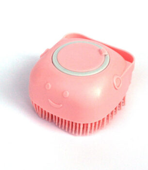 Silicone Dog Bath Massage Gloves Brush Pet Cat Bathroom Cleaning Tool Comb Brush For Dog Can Pour Shampoo Dog Grooming Supplies