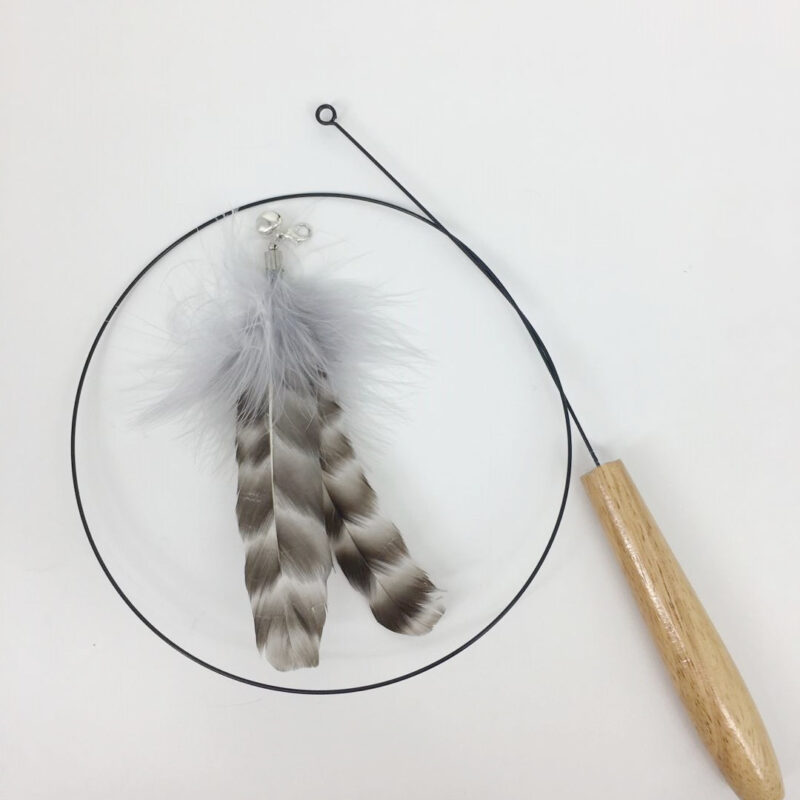Cat Toy Wooden Handle Supplies - Image 3