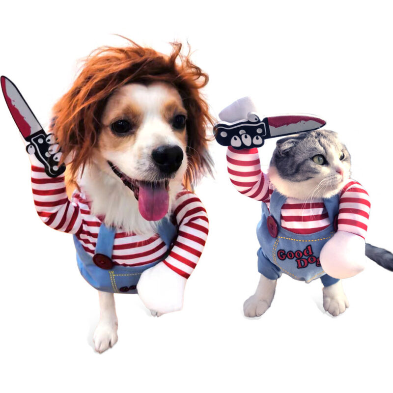 Cartoon Pet Cowboy Horseback Riding Costume Pet Supplies - Image 5