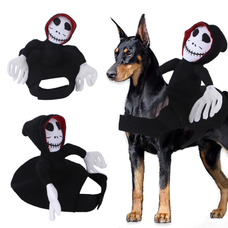 Cartoon Pet Cowboy Horseback Riding Costume Pet Supplies - Image 3