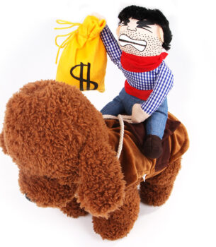 Cartoon Pet Cowboy Horseback Riding Costume Pet Supplies